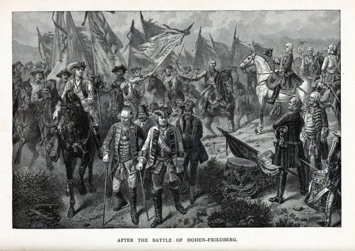 Framed Print : After the Battle of Hohenfriedberg, 1882. Artist: Anonymous Framed Print : After the Battle of Hohenfriedberg, 1882. Artist: Anonymous