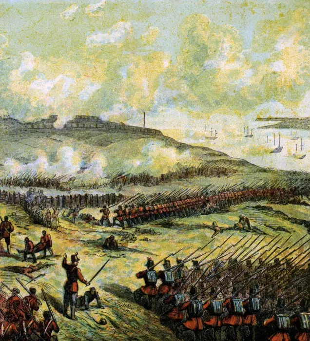 Framed Print : The Battle of Inkerman, 1854, (c1850s) Framed Print : The Battle of Inkerman, 1854, (c1850s)