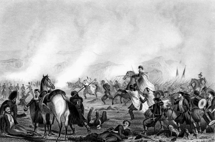 Framed Print : Battle of Inkerman, Crimean War, 5 November 1854 (c1856) Framed Print : Battle of Inkerman, Crimean War, 5 November 1854 (c1856)