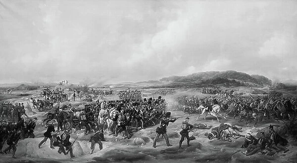Battle of Isted, 25 July 1850, 1854. Creator: Niels Simonsen