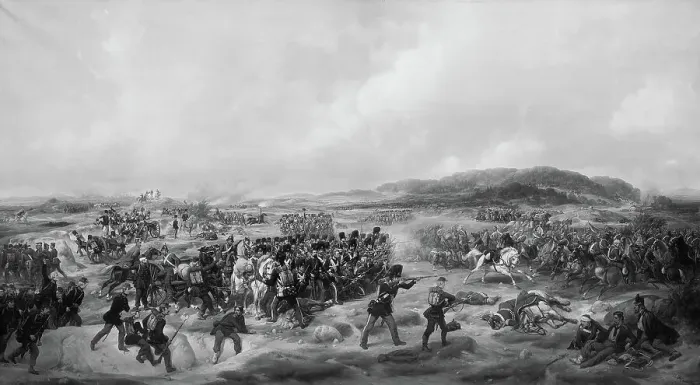 Framed Print : Battle of Isted, 25 July 1850, 1854. Creator: Niels Simonsen Framed Print : Battle of Isted, 25 July 1850, 1854. Creator: Niels Simonsen