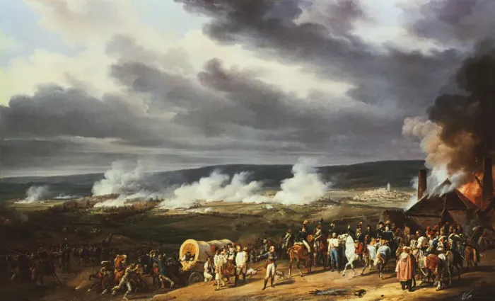Framed Print : The Battle of Jemappes, 1792, (1821). Artist: Horace Vernet Framed Print : The Battle of Jemappes, 1792, (1821). Artist: Horace Vernet
