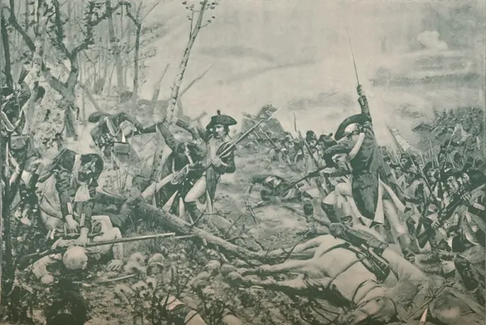 Framed Print : The Battle of Jemmapes, Near Mons, Belgium, November 6, 1792, (1896) Framed Print : The Battle of Jemmapes, Near Mons, Belgium, November 6, 1792, (1896)