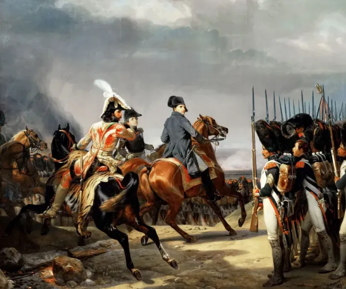 Framed Print : The Battle of Jena on 14 October 1806. Artist: Vernet, Horace (1789-1863) Framed Print : The Battle of Jena on 14 October 1806. Artist: Vernet, Horace (1789-1863)