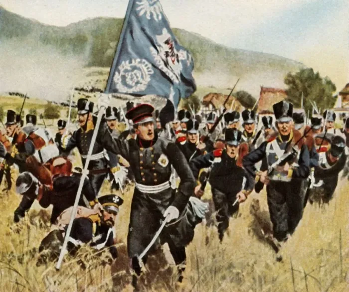 Framed Print : The Battle of Kulm and Nollendorf, 29 and 30 August 1813, (1936). Creator: Unknown Framed Print : The Battle of Kulm and Nollendorf, 29 and 30 August 1813, (1936). Creator: Unknown
