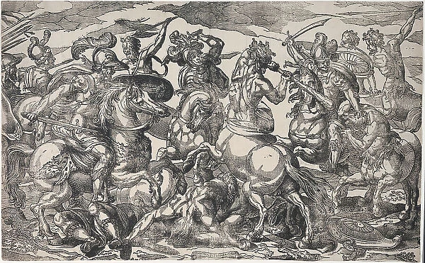 Battle of the Lapiths and Centaurs, c.1600. Creator: Geronima Cagnaccia Parasole