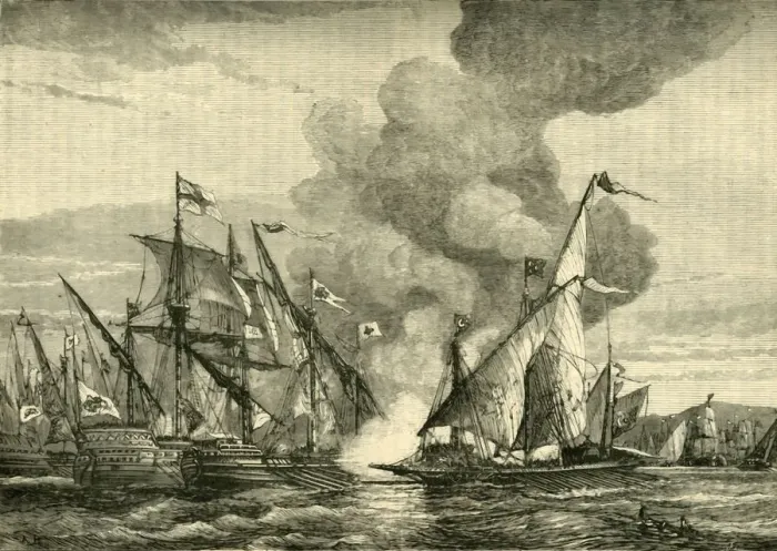 Framed Print : The Battle of Lepanto, (1571), 1890. Creator: Unknown Framed Print : The Battle of Lepanto, (1571), 1890. Creator: Unknown