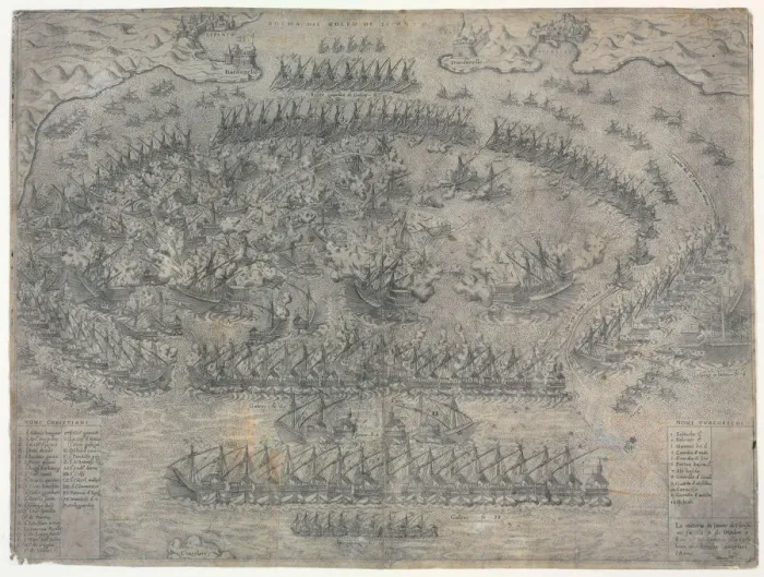 Framed Print : The Battle of Lepanto on 7 October 1571, 1572 Framed Print : The Battle of Lepanto on 7 October 1571, 1572