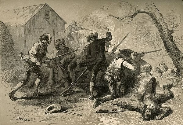 The Battle of Lexington, (1877). Creator: Felix Octavius Carr Darley
