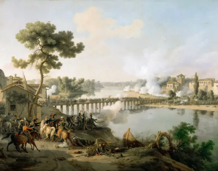 Framed Print : The Battle of Lodi on 10 May 1796 Framed Print : The Battle of Lodi on 10 May 1796