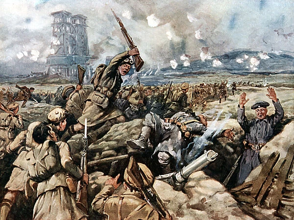 Battle of Loos, France, World War I, 1915