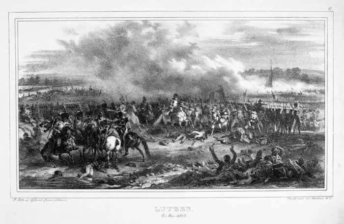 Framed Print : Battle of Lutzen, 2 May 1813 Framed Print : Battle of Lutzen, 2 May 1813