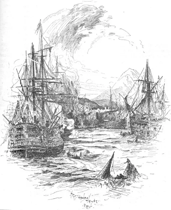 Framed Print : The Battle Was Maintained With Unabated Fury For Above Four Hours, c1895, (1902) Framed Print : The Battle Was Maintained With Unabated Fury For Above Four Hours, c1895, (1902)