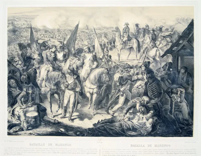 Framed Print : Battle of Marengo, 14 June, 1800 Framed Print : Battle of Marengo, 14 June, 1800