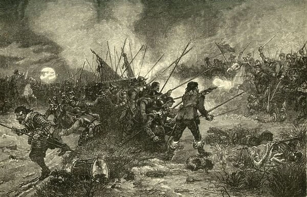 The Battle of Marston Moor, (2 July 1644), 1890. Creator: Unknown
