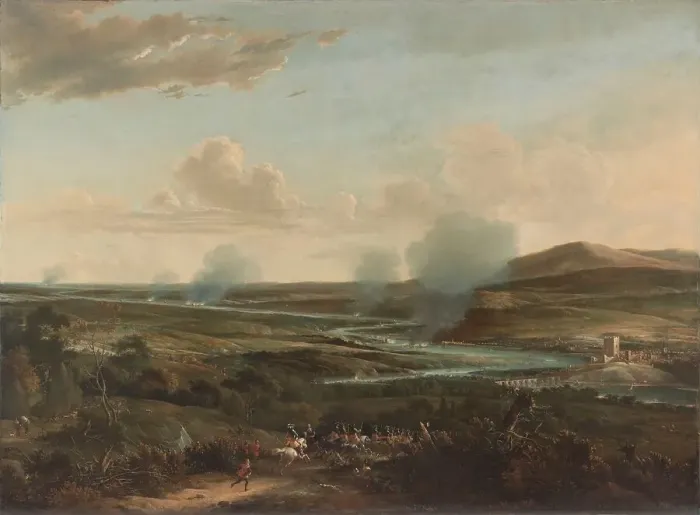 Framed Print : The Battle of Medway, c.1668. Creator: Willem Schellinks