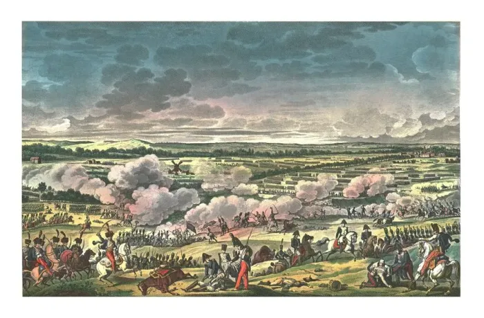 Framed Print : Battle of Mont-Saint-Jean, known as Waterloo, 18 June 1815, (c1850)