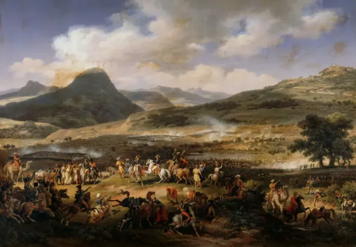 Framed Print : The Battle of Mount Tabor on 16 April 1799 Framed Print : The Battle of Mount Tabor on 16 April 1799