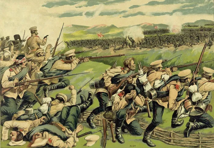 Framed Print : The Battle of Mukden, 30 September 1904, 1904. Creator: Unknown Framed Print : The Battle of Mukden, 30 September 1904, 1904. Creator: Unknown