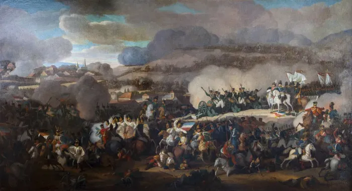Framed Print : The Battle of the Nations of Leipzig on October 1813 Framed Print : The Battle of the Nations of Leipzig on October 1813