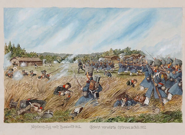 The Battle near Ostrovno on 25 July 1812