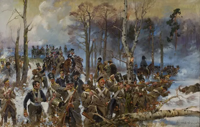 Framed Print : The battle of Olszynka Grochowska, February 25, 1831, 1886 Framed Print : The battle of Olszynka Grochowska, February 25, 1831, 1886