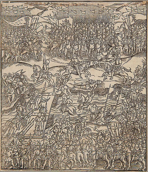 The Battle of Orsha in 1514, Second half of the16th cen. Creator: Siebeneicher, Jakub (ca 1557-1604)