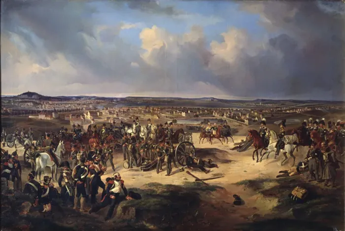 Framed Print : The Battle of Paris on March 17, 1814, 1834. Artist: Willewalde, Gottfried (Bogdan Pavlovich) (1818-1903) Framed Print : The Battle of Paris on March 17, 1814, 1834. Artist: Willewalde, Gottfried (Bogdan Pavlovich) (1818-1903)
