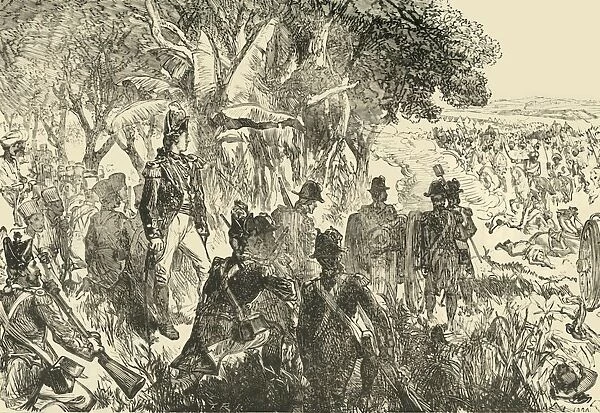 The Battle of Plassey, (1757), 1890. Creator: Unknown