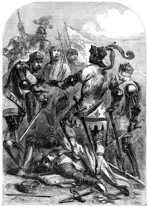 Framed Print : The Battle of Poictiers, 19th September 1356 Framed Print : The Battle of Poictiers, 19th September 1356