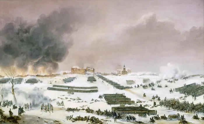 Framed Print : The Battle of Preussisch-Eylau on February 7, 1807. Artist: Fort, Jean-Antoine-Simeon (1793-1861) Framed Print : The Battle of Preussisch-Eylau on February 7, 1807. Artist: Fort, Jean-Antoine-Simeon (1793-1861)
