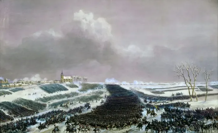 Framed Print : The Battle of Preussisch-Eylau on February 8, 1807. Artist: Fort, Jean-Antoine-Simeon (1793-1861) Framed Print : The Battle of Preussisch-Eylau on February 8, 1807. Artist: Fort, Jean-Antoine-Simeon (1793-1861)