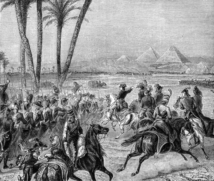 Framed Print : Battle of the Pyramids, 21st July 1798 (1882-1884) Framed Print : Battle of the Pyramids, 21st July 1798 (1882-1884)