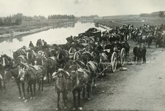 Framed Print : The Battle of the Rivers, (1919). Creator: Unknown Framed Print : The Battle of the Rivers, (1919). Creator: Unknown