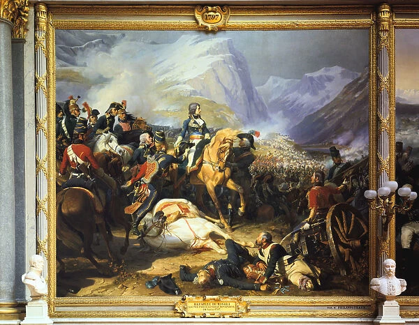 Battle of Rivoli won by the Emperor Napoleon I, 14 January 1797, (c1835-1884). Artist: Felix Henri Emmanuel Philippoteaux