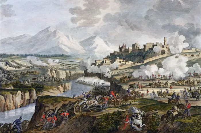 Framed Print : The Battle of Rovereto, Italy, 18 Fructidor, Year 4 (September 1796) Artist: Jean Framed Print : The Battle of Rovereto, Italy, 18 Fructidor, Year 4 (September 1796) Artist: Jean