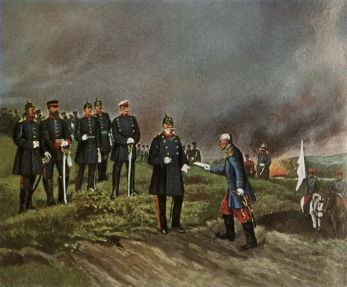 Framed Print : After the Battle of Sedan, 1 September 1870, (1936). Creator: Unknown Framed Print : After the Battle of Sedan, 1 September 1870, (1936). Creator: Unknown