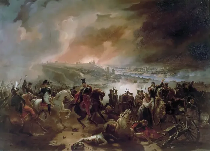 Framed Print : The Battle of Smolensk. Artist: Langlois, Jean-Charles (1789-1870) Framed Print : The Battle of Smolensk. Artist: Langlois, Jean-Charles (1789-1870)
