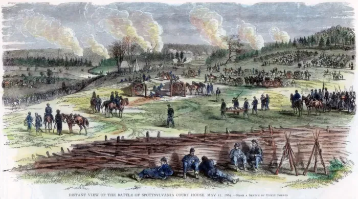 Framed Print : Battle of Spotsylvania Court House, Virginia, American Civil War, 12 May 1864 Framed Print : Battle of Spotsylvania Court House, Virginia, American Civil War, 12 May 1864