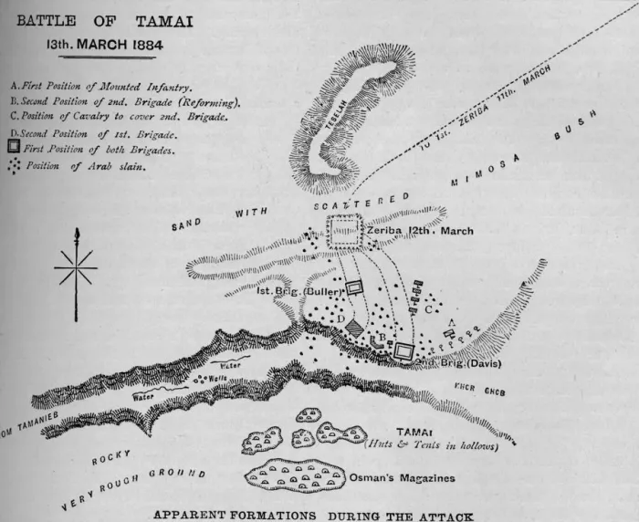 Framed Print : Battle of Tamai: Plan, 1902 Framed Print : Battle of Tamai: Plan, 1902