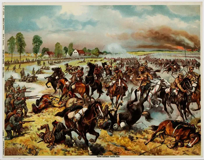 Framed Print : The Battle of Tannenberg, August 1914. Artist: Anonymous Framed Print : The Battle of Tannenberg, August 1914. Artist: Anonymous