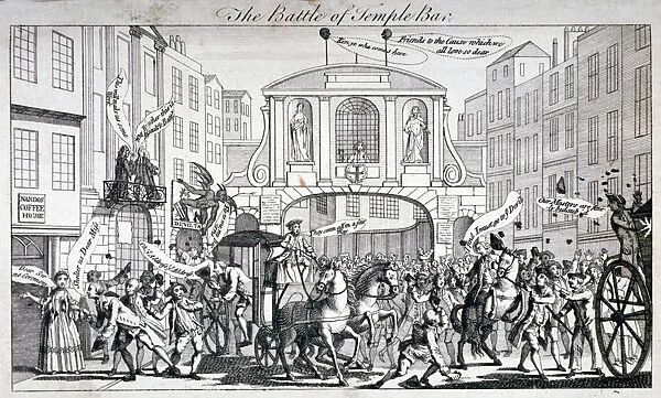 The Battle of Temple Bar, 1769