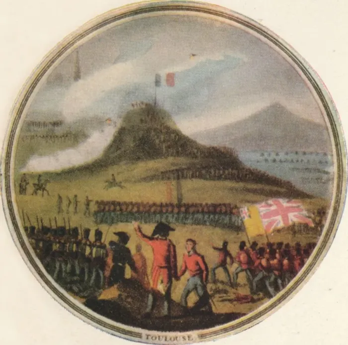 Framed Print : Battle of Toulouse, 1815, (1910). Artist: Edward Orme Framed Print : Battle of Toulouse, 1815, (1910). Artist: Edward Orme