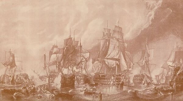The Battle of Trafalgar, 1805, (1896)