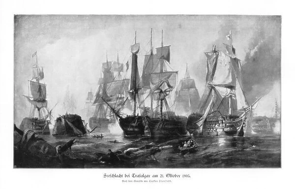 Battle of Trafalgar, 21 October 1805 (1900)