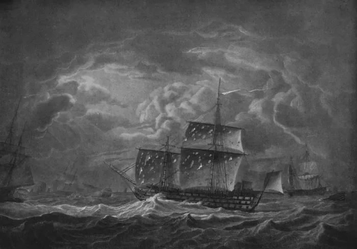 Framed Print : After the Battle of Trafalgar, c1806. Artist: Robert Dodd Framed Print : After the Battle of Trafalgar, c1806. Artist: Robert Dodd
