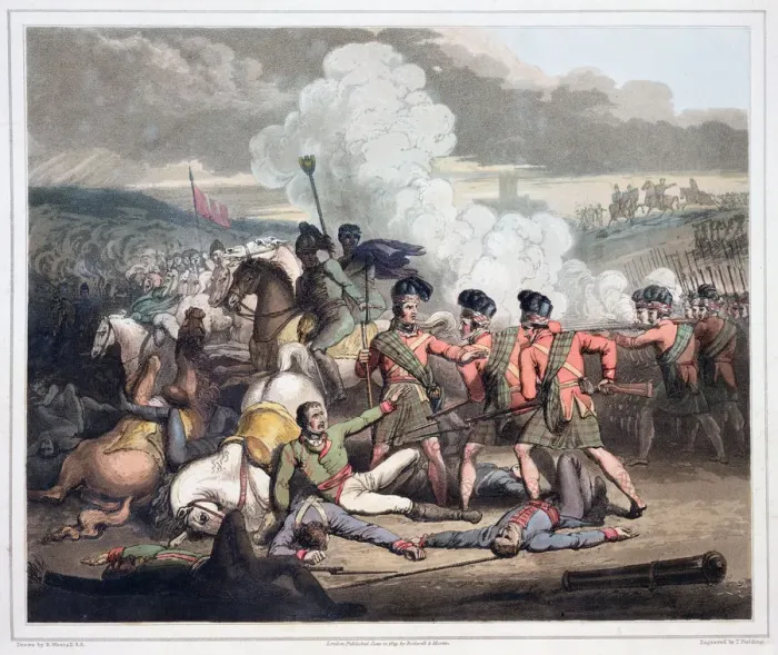 Framed Print : Battle of Vimeiro, Portugal, 1st August 1808 (1819). Artist: T Fielding Framed Print : Battle of Vimeiro, Portugal, 1st August 1808 (1819). Artist: T Fielding