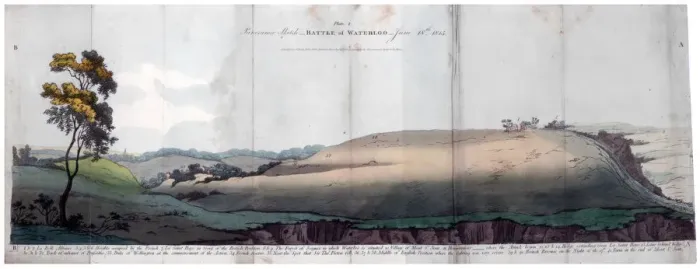 Framed Print : The Battle of Waterloo, 1815 (1816). Artist: J Booth Framed Print : The Battle of Waterloo, 1815 (1816). Artist: J Booth