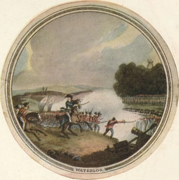 Battle of Waterloo, 1815, (1910). Artist: Edward Orme