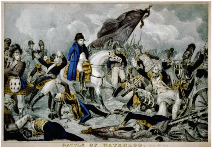 Framed Print : The Battle of Waterloo on 18th Juny 1815, 1816. Artist: Anonymous, 19th century Framed Print : The Battle of Waterloo on 18th Juny 1815, 1816. Artist: Anonymous, 19th century